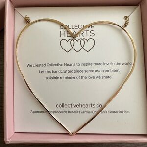 Collective Hearts Gold Necklace
